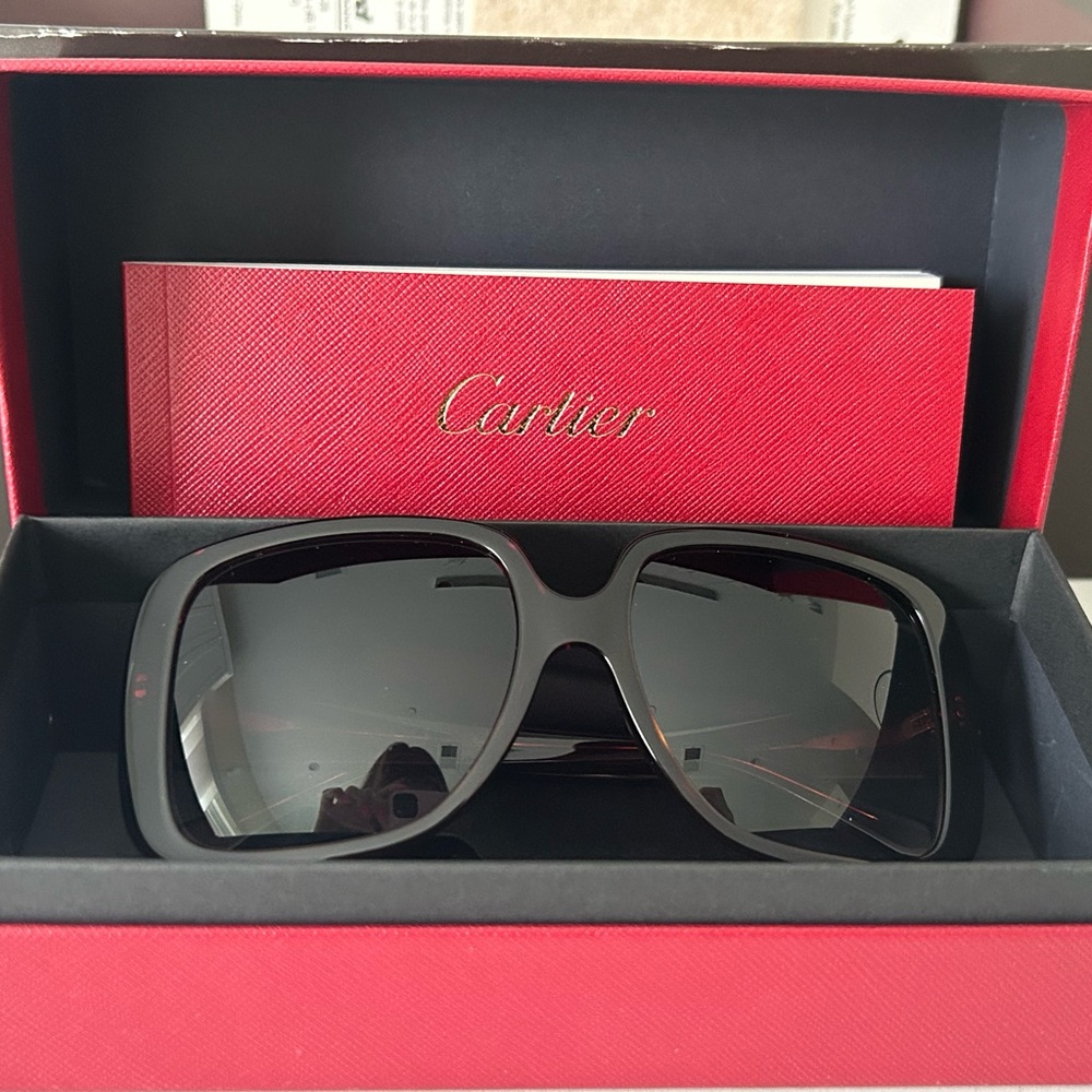 Cartier Elegant Black Sunglasses